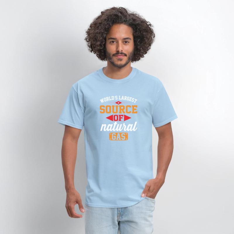 World s largest source of natural gas t-shirt