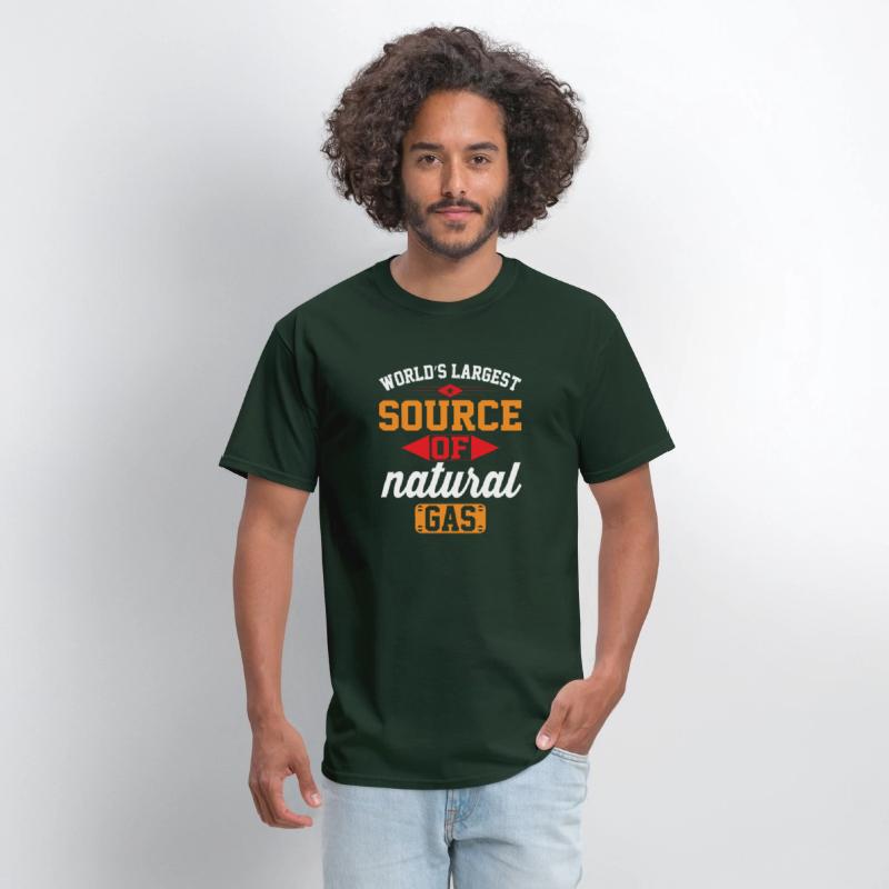World s largest source of natural gas t-shirt