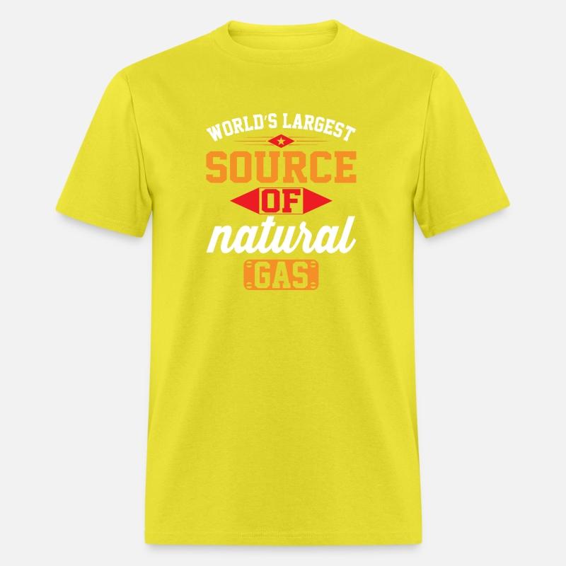 World s largest source of natural gas t-shirt