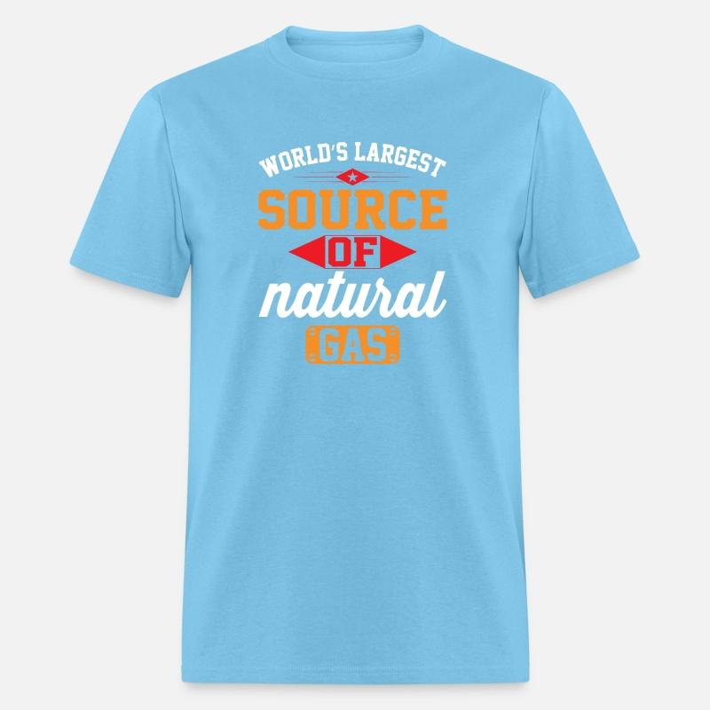 World s largest source of natural gas t-shirt