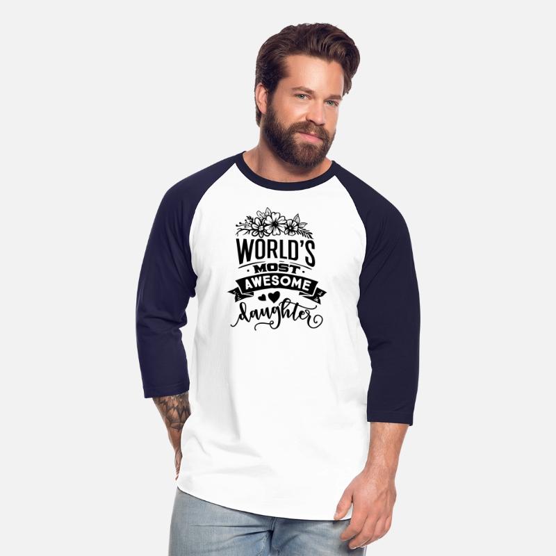 World s most awesome daughter T-Shirt Design 2023