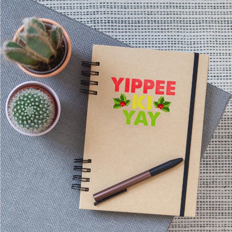 Yippee-Ki-Yay Funny Christmas Apparel