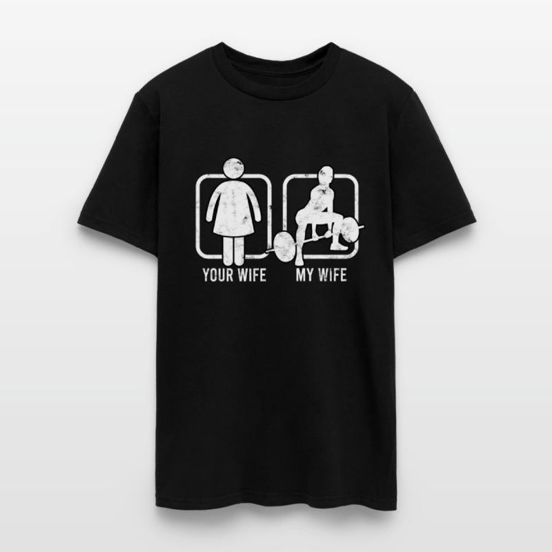 Your wife my wife Deadlift Gym Workout Deadlifting