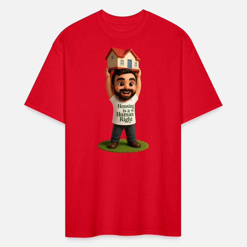 Zohran Mamdani,Housing is a Human right,3d style